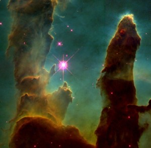 Gas Pillars of the Eagle Nebula--NASA