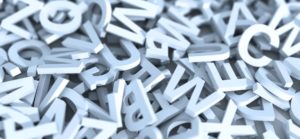 letters in pile